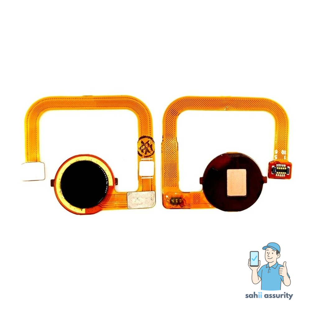 Fingerprint Sensor with Flex Cable for Xiaomi Redmi Note 9 Black